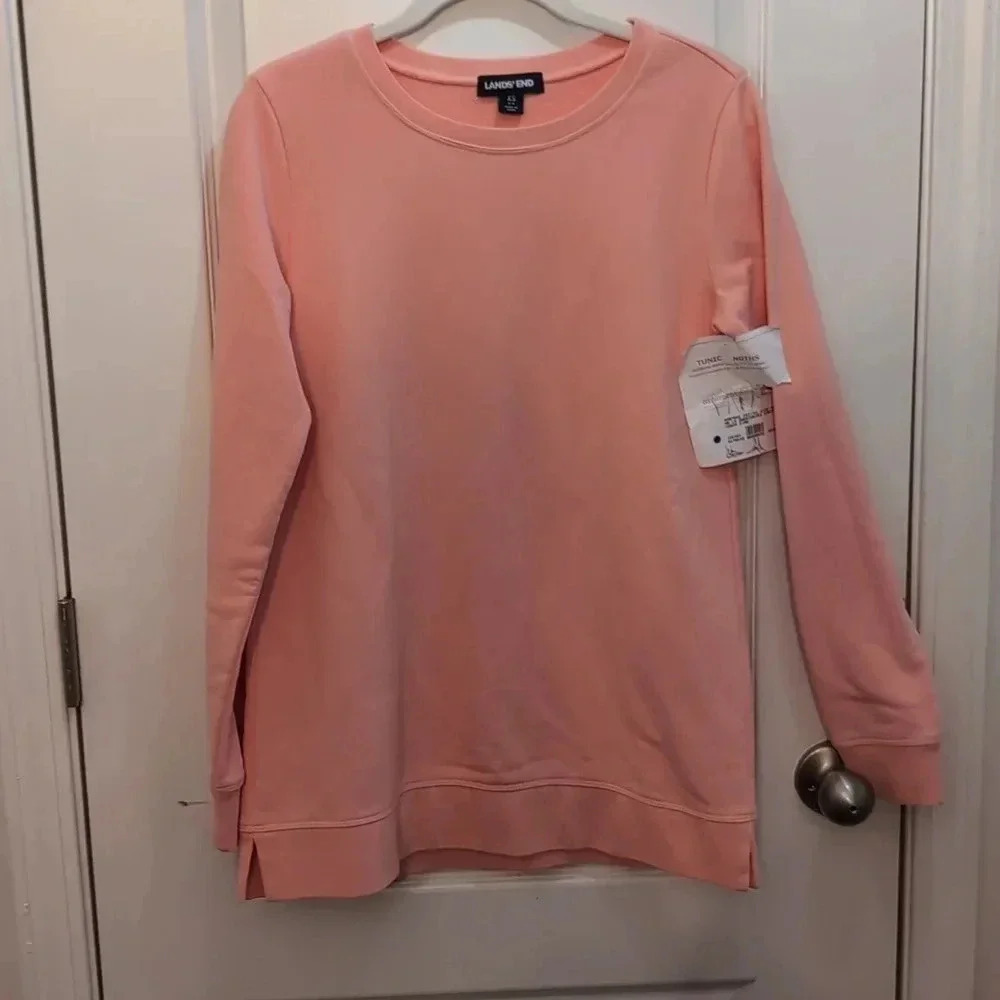 Lands End long sleeve tunic sweatshirt